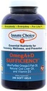 Omega 3, Fish Oil Capsules, OmegA+D By Innate Choice, Lemon 240 Capsules, Pharmaceutical Grade Fish Oil, 3rd Party Tested, Organically Filtered and Triple Purified, Natural Cod Liver Oil, Vitamin D3 2