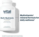 Vital Nutrients Multi-Nutrients with Iron and Iodine | Vegetarian Multivitamin and Mineral Supplement with Iron | Gluten, Dairy, Soy Free | Non-GMO | 180 Capsules 4