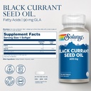 SOLARAY Black Currant Seed Oil 600 mg - Supplying Antioxidants, Gamma Linolenic Acid (GLA), Alpha Linolenic (ALA) and Linoleic Acid (LA) - Skin Health Support - 60-Day Guarantee, 90 Serv, 90 Softgels 3