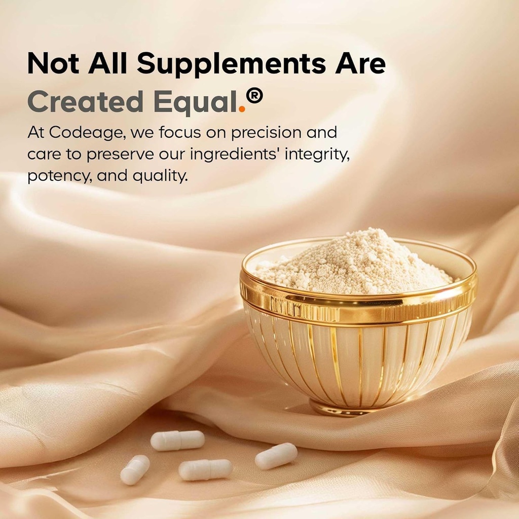 Codeage Liposomal Moringa+ Supplement, 400mg Moringa 50:1 Extract - 20,000mg Moringa Oleifera Leaf Equivalent - Turmeric, Ashwagandha, Black Pepper, 3-Month Supply, Vegan Moringa Powder - 180 Capsules 4