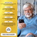 Golden After 50 VpMax-9 - Sight Care and Antioxidant Supplement with Eye Vitamins, Lutein, Lycopene and Bilberry Extract - 6 Bottles 6