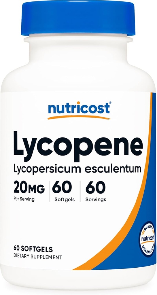Nutricost Lycopene (20mg) 60 Softgels - Gluten Free, Non-GMO 2