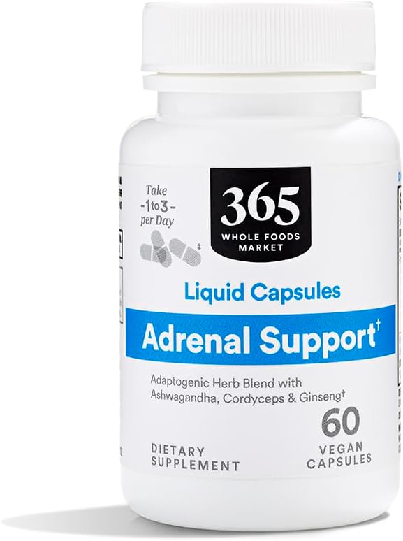 365 by Whole Foods Market, Adrenal Support Liquid Capsules, 60 Count 2
