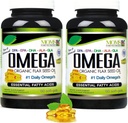 Natural Omega 3-6-9 Blend DPA, EPA, DHA, ALA and GLA - Organic Flax Seed Oil plus Wild Caught Natural Fish Oil - Over 2,800 Milligram Strength - Gluten Free - Made in The USA - 60 SoftGels (Pack of 3) 4