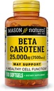 MASON NATURAL Vitamin A Beta Carotene 25,000 IU - Supports Healthy Vision, Cell Function & Immune Function, 100 Softgels 2