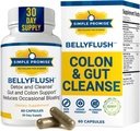 BellyFlush - Gentle Colon & Gut Cleanse Supplement with Milk Thistle & Bentonite Clay - Supports Constipation, Debloat, Digestive Detox & Flushing - 60 Capsules 2