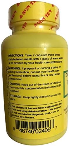 Sun Ten - Ginseng & Zizyphus Formula Capsules/Tian Wang Bu Xin Dan/天王補心丹 4