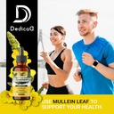 9in1 Organic Mullein Drops for Lungs - Mullein Leaf Extract with Chlorophyll & 7 More Supplement - Lung & Respiratory Health Support of Tincture, Oil - 2 fl oz 6