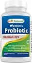 Best Naturals Probiotics for Women 100 Billion CFU - 10 Strains + Prebiotics Fiber + Digestive Enzyme Blend + Women's Health Herbal Blend - Immune, Digestive & Gut Health - 60 Deleyaed Capsules 2