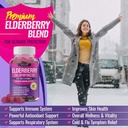 Elderberry Gummies with Zinc & Vitamin C – Sambucus Elderberry Gummy for Immune System Support, Natural Elderberry Extract Supplement for Adults Kids, Alternative to Capsules, Gluten Free, 60 Gummies 4