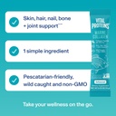 Vital Proteins Marine Collagen, Wild-Caught, Non-GMO Project Verified, Unflavored Stick Packs (10g) (Box of 20) 6
