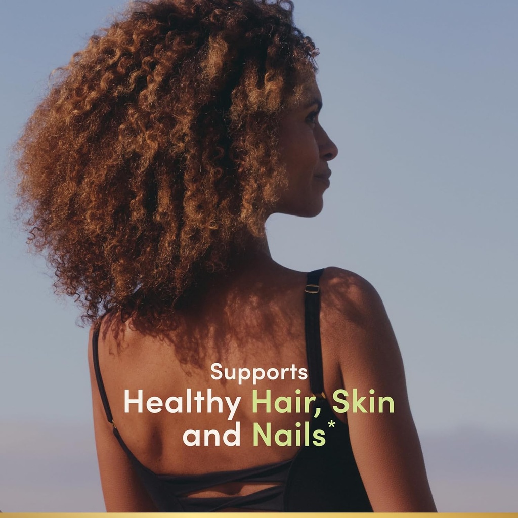 Nature's Bounty Biotin, Supports Metabolism for Cellular Energy and Healthy Hair, Skin, and Nails, 5000 mcg, 72 Softgels 3