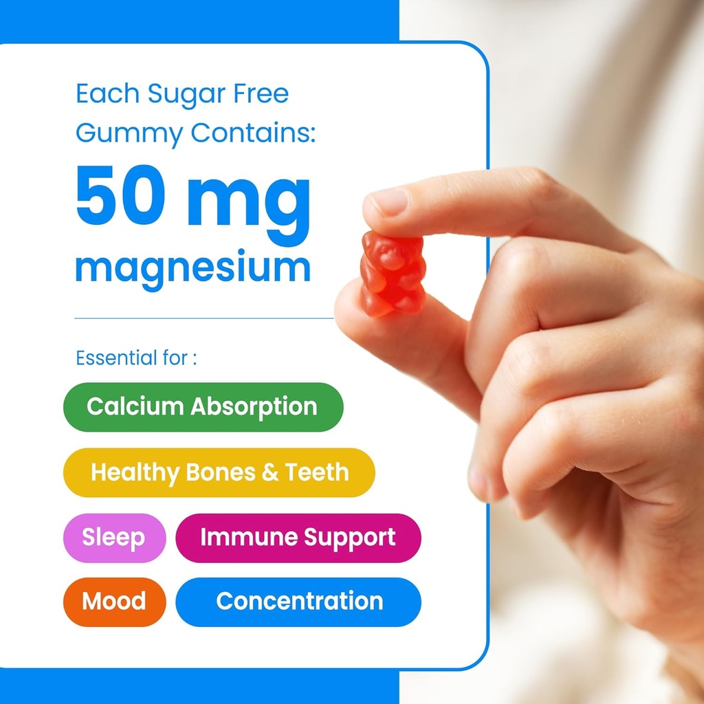 NutraChamps Magnesium Gummies & B Complex for Kids 4