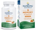 Nordic Naturals Omega Memory with Curcumin, Lemon - 60 Soft Gels - 1000 mg Omega-3 + 400 mg Optimized Curcumin - Memory, Cognition - Contains Phosphatidylcholine & Huperzine A - Non-GMO - 30 Servings 2