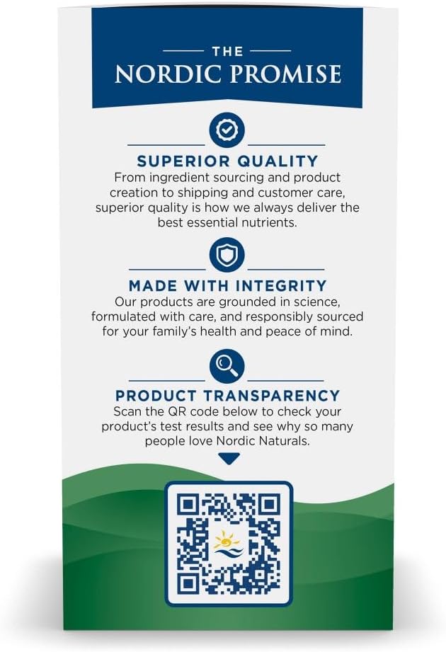 Nordic Naturals Omega Memory with Curcumin, Lemon - 60 Soft Gels - 1000 mg Omega-3 + 400 mg Optimized Curcumin - Memory, Cognition - Contains Phosphatidylcholine & Huperzine A - Non-GMO - 30 Servings 5