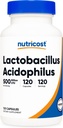 Nutricost Lactobacillus Acidophilus 500 Million CFU Per Serving (120 Capsules) 2