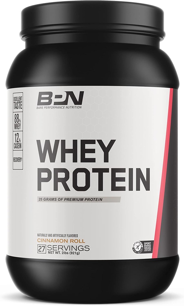 BARE PERFORMANCE NUTRITION BPN Whey Cinnamon Roll Protein + Creatine Bundle 3