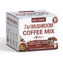 Mushroom Coffee Mix 7 in 1, TCM Designed for Energy with Reishi, Cordyceps, Chaga, Rhodiola, Ginseng, and Eleuthero Mushroom Extracts – 12 Sachets 2