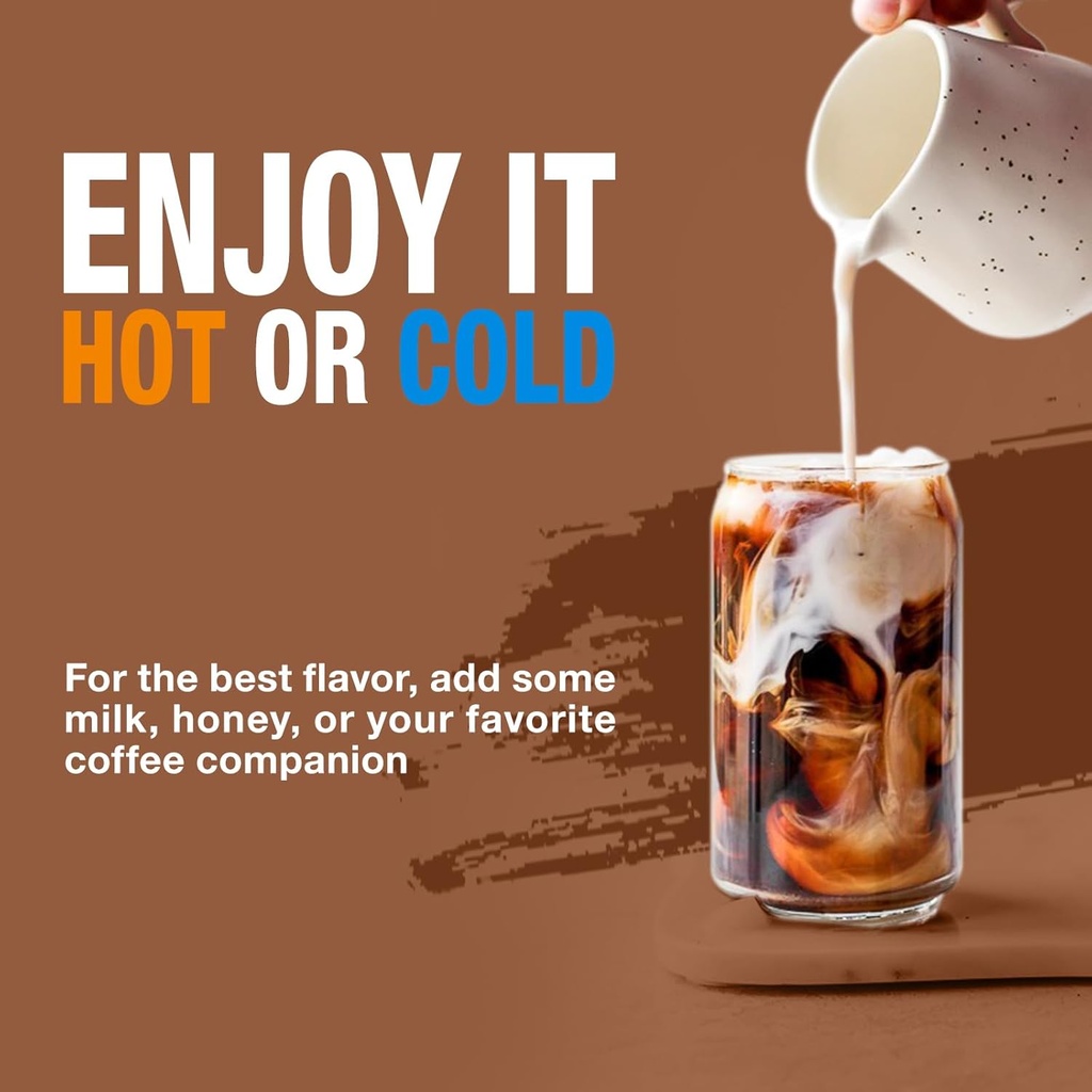 Mushroom Coffee Mix 7 in 1, TCM Designed for Energy with Reishi, Cordyceps, Chaga, Rhodiola, Ginseng, and Eleuthero Mushroom Extracts – 12 Sachets 6