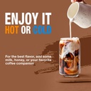 Mushroom Coffee Mix 7 in 1, TCM Designed for Energy with Reishi, Cordyceps, Chaga, Rhodiola, Ginseng, and Eleuthero Mushroom Extracts – 12 Sachets 6