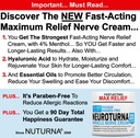 Neuropathy Nerve Relief Cream - Premium Nerve Cream 3X Action for Targeted Relief and Soothing Nerve Comfort - Maximum Strength with 4% Menthol Arnica MSM for Feet Hands Legs Toes & Back - Large 4 Oz 3