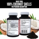 Yerba Prima Activated Coconut Charcoal, 60 Capsules - Natural Detox - Vegetarian, Vegan, Gluten Free, Non GMO 5