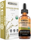 MAX Absorption, Vitamin D3 + K2 (MK-7) Liquid Drops with MCT Oil, Unflavored, Helps Support Strong Bones and Healthy Heart 2
