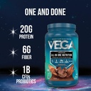 Vega All in One Nutrition Organic - 20g Plant-Based Pea Protein, French Vanilla, 43 Servings, Vitamins A & C, Probiotics, Greens, Vegan, Keto, Gluten Free, 3.63lbs (Packaging May Vary) 4