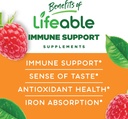 Lifeable Zinc 25mg Kids + Immune Support Kids, Gummies Bundle - Great Tasting, Vitamin Supplement, Gluten Free, GMO Free, Chewable Gummy 6