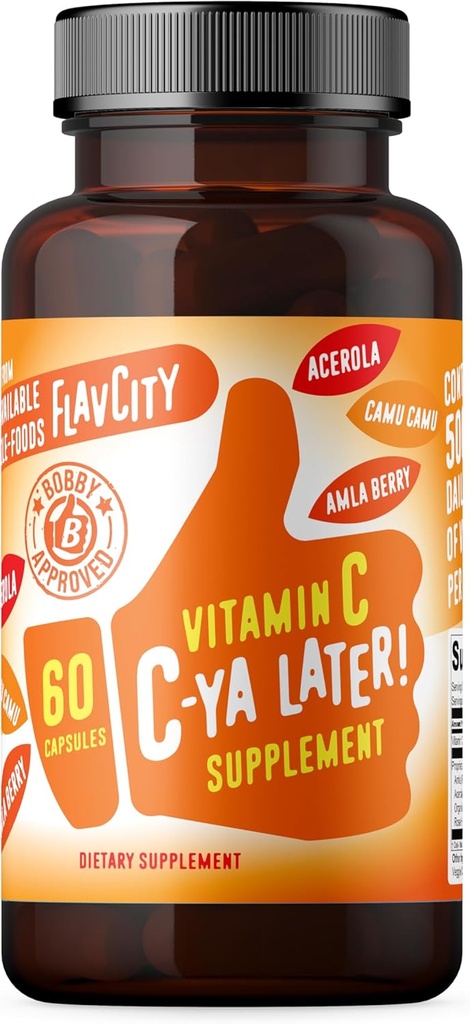 FlavCity Vitamin C & D Supplement Set, C-Ya Later & Triple Threat 3