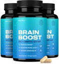 Nootrix Brain Boost Nootropic Supplement | Supports Memory, Mental Focus, Cognitive Health & Energy | Promotes Healthy Mood & Brain Function | Ginkgo Biloba & DMAE | 180 Capsules 2