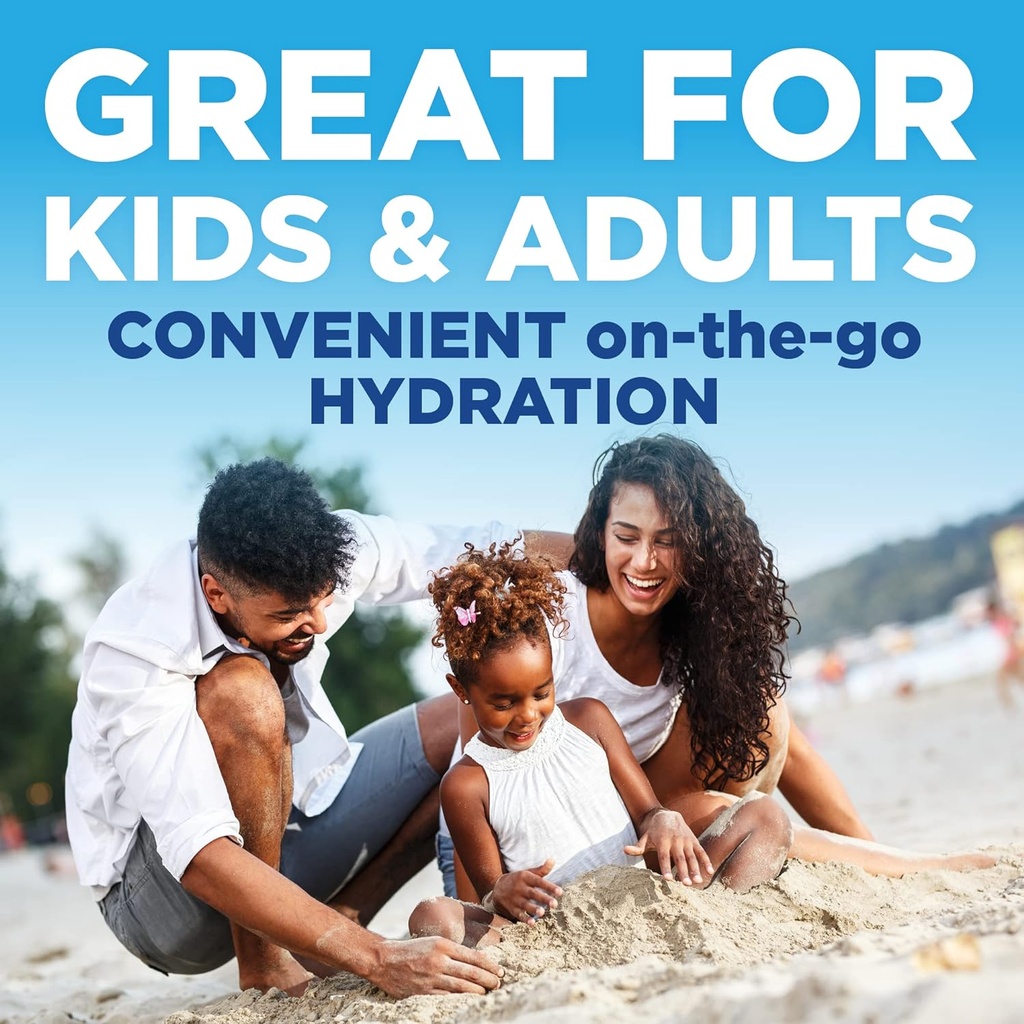 Basic Care Electrolyte Powder Packets for Kids & Adults, Orange Flavor, 6 Count (Pack of 1) 4