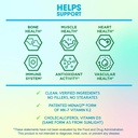 BioEmblem Vitamin D3 K2 Omega-3 Fish Oil 2000mg 5