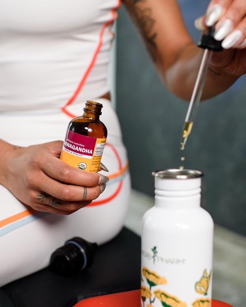 Herb Pharm Certified Organic Ashwagandha Extract for Energy and Vitality, Grain, Organic Cane Alcohol, 1 Ounce 6