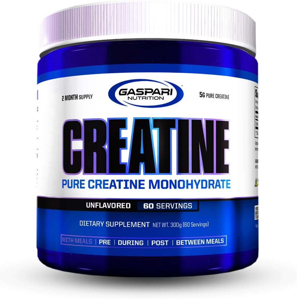 Gaspari Nutrition Pure Creatine Monohydrate, 5g of Pure Creatine, Boost Muscle and Size (Unflavored, 60 Servings) 2