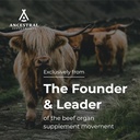 Ancestral Supplements Grass Fed Beef Intestines with Stomach (Tripe), 3000mg, Digestion Supplement Supports Acid Reflux and Gut, Intestine and Digestive Health, Non GMO, 180 Capsules 4