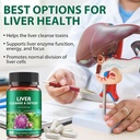 Liver Cleanse Detox & Repair - Health Liver Support Herbal Supplement with Milk Thistle, Burdock, Turmeric Curcumin, Dandelion,and More - 60 Vegan Liquid Phyto-Caps 4