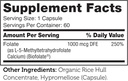 Zahler Methylfolate - Supports Healthy Fetal Development and Genetic Health - Methylated Folic Acid from 1000 mcg DFE L-Methylfolate - Kosher Non GMO Methyl Folate Supplement for Women (60 Capsules) 6