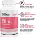 Nutri Suprme Ultra C-Bio Plus, Female Support Formula with Red Raspberry, Vitamin C, and Bioflavonoids , 120 Tablets, Vegetarian, Kosher 4