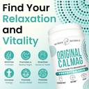 High Absorption 2:1 CalMag Calcium Magnesium Citrate Supplement, Calcium Gluconate Powder, Supports Stress Relief, Sleep & Bone Strength Mineral Drink, Unflavored 16.5 oz (Pack of 1) 4