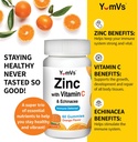 Zinc Vitamin C and Echinacea Gummies for Adults and Kids by YumVs | Chewable Gummy - Vegetarian, Halal, Kosher | Orange Flavor - 60 Count 5