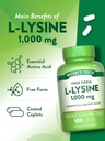 Nature's Truth L Lysine 1000mg | 100 Coated Caplets | Essential Amino Acid | Vegan, Non-GMO, & Gluten Free Supplement 6