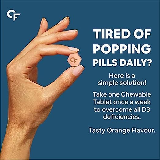 Puritans Vitamin D3 60000 IU - Chewable Cholecalciferol Vitamin D Supplement for Women & Men - 40 Tablets 5
