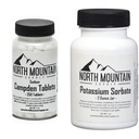 North Mountain Supply Campden Tablets (250 Tablets) & Potassium Sorbate Stabilizer (2 Ounce) Home Wine Making Bundle 2