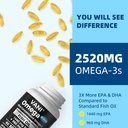 Pharmaceutical Grade Omega 3 Fish Oil, KD-PUR Premium Germany Fish Oil Supplements 2520mg with EPA & DHA- Supports Brain, Heart & Immunity (60 Softgels) 4