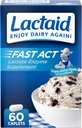 Lactaid Fast Act Lactose Intolerance Relief Caplets, Lactase Enzyme to Prevent Gas, Bloating and Diarrhea Due to Lactose Sensitivity, Single-Serve Supplements for Travel and On-The-Go, 60 Count 2