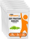 BulkSupplements.com Soy Protein Isolate Powder - Vegan Protein Powder, Unflavored - Pure & Gluten Free, 30g per Serving, 1kg (2.2 lbs) (Pack of 5) 2