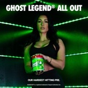 GHOST Legend All Out Pre-Workout Powder, Warheads Sour Green Apple - 20 Servings - Pre-Workout Supplement for Men & Women - Energy & Pumps - Caffeine, L-Citrulline, & Beta Alanine Blend - Sugar Free 3