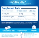 Lactaid Fast Act Lactose Intolerance Relief Caplets, Lactase Enzyme to Prevent Gas, Bloating and Diarrhea Due to Lactose Sensitivity, Single-Serve Supplements for Travel and On-The-Go, 60 Count 6
