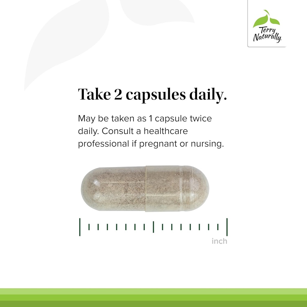 Terry Naturally Adrenaplex - Adrenal Gland Function Supplement - Glandular Support with Vitamins C & B6 - Dietary Supplement to Support Healthy Adrenal Function - 120 Capsules 5